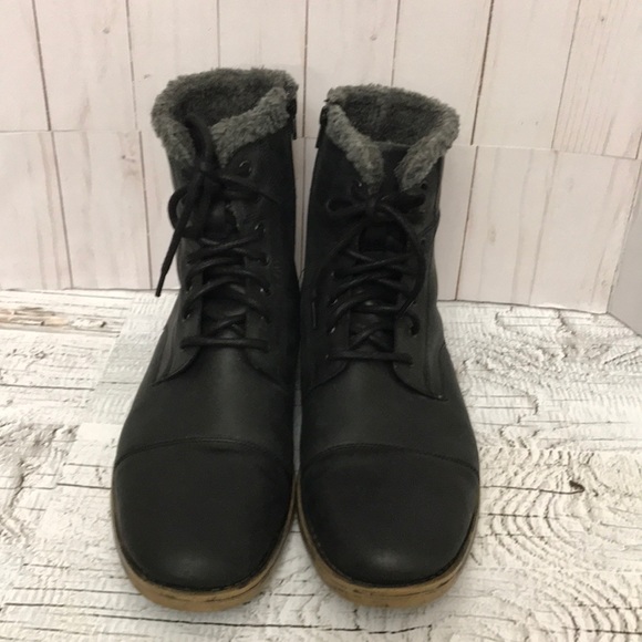 Steve Madden Other - Steve Madden men’s black ankle lace up boots
